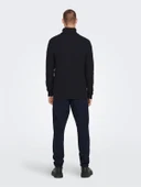 Onstuck 7 Roll Neck Knit Erkek Siyah Kazak - 22022595 thumbnail 4