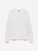 Yün Karışımlı Normal Kesim Ribanalı Bisiklet Yaka Kazak Erkek Siyah Mix Kazak - 324A10FES103Z thumbnail 4