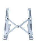4Berry 4BH31G Gri Laptop Standı Metal, Katlanabilir  Ergonomik Tasarım thumbnail 3