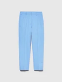 Yüksek Bel Dar Paça Pantolon Kadın Mavi Pantolon - 323A45G2LF03M thumbnail 1