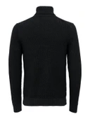 Onstuck 7 Roll Neck Knit Erkek Siyah Kazak - 22022595 thumbnail 2