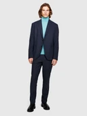 Sisley   Yün Karışımlı Slim Fit Kazak Erkek Yeşil Kazak - 323A11BAS200A thumbnail 3