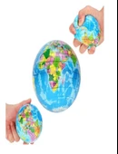 Stres Topu Dünya Haritalı - Küçük Boy thumbnail 3