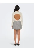 Only   ONLMAURA LIFE LS BACK DETAIL O-NECK KNT Kadın Beyaz Kazak - 15318340 thumbnail 5