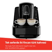 Arzum OK0040-2000 Elite Türk Kahve Makinesi Siyah-Krom thumbnail 3