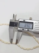 Kesme Fildişi Tesbih 9,01 Gram - Koleksiyonluk Fil Dişi Tespih thumbnail 7