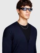 Sisley   Yün Karışımlı Hırka Erkek Renkli Hırka - 323A11BAS600J thumbnail 6