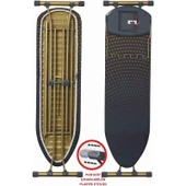 Devecioğlu Harbinger MM155 Ütü Masası – Kaymaz Silikon Tabanlı, %100 Pamuk Kılıflı, 40x140 cm Yeni Nesil Tasarım thumbnail 2