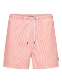 Only & Sons   ONSTED STRIPE SEERSUCKER SWIM NOOS Erkek Kırmızı Deniz Şortu - 22021841 thumbnail 1