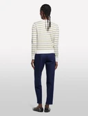 Sisley   Pamuk Karışımlı Normal Bel Denim Chino Pantolon Kadın İndigo Denim Pantolon - 325P4TAYLF06G thumbnail 2