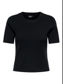 ONLFIE 2/4 PULLOVER NCA KNT Kadın Siyah Kazak - O15344307 thumbnail 6