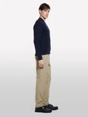 Sisley   Pamuk Karışımlı Fermuarlı Bomber Hırka Erkek Lacivert Hırka - 325P10F2S500H thumbnail 4