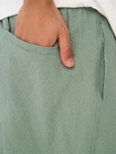 Only & Sons   ONSTED LIFE SOLID SEERSUCKER SWIM NOOS Erkek Iceberg Green Deniz Şortu - 22028813 thumbnail 4