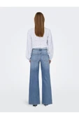 Only   ONLBRITNEY LOW WIDE DNM AZG Kadın Medium Blue Denim  - 15321397 thumbnail 5