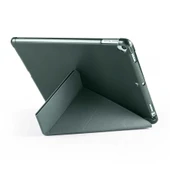 Apple iPad 10.2 2021 (9.Nesil) Kılıf Zore Tri Folding Kalem Bölmeli Standlı Kılıf thumbnail 10