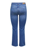 Only   ONLANN-KENYA MW CR AK FLA DNM SOO618NOOS Kadın Mavi Denim Pantolon - 15340941 thumbnail 8