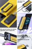 AMS NET® 10000 mAh Hızlı Şarj Özellikli Aynı Anda 4 Cihazı Şarj Edebilen Powerbank thumbnail 10