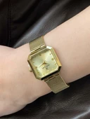 Daniel Klein DKE.1.10954 Kare Kadran Hasır Kordon 3 Atm Suya Dayanıklı Kadın Kol Saati thumbnail 8