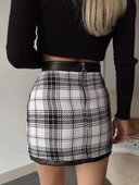 Deri cep garnili kaşe etek siyah h24604 thumbnail 3