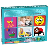 Diytoy Fiziksel ve Zihinsel Gelişim Seti: Tummy Time Aynalı Zeka Kartları + Manyetik Alfabe ve Meyve Sebzeler (3'lü Paket) thumbnail 3