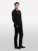 Sisley   %100 Pamuk Şerit Cep Detaylı Rahat Kesim Kruvaze Ceket Erkek Siyah Ceket - 324A2WMDSW020 thumbnail 5