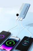 AMS NET® 10000 mAh Hızlı Şarj Özellikli Aynı Anda 4 Cihazı Şarj Edebilen Powerbank thumbnail 9