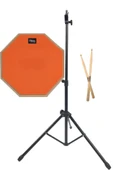 Midex DD-1012-PAK Bateri Davul Çalışma Pedi Seti 12 İnç Drum Practice Pad thumbnail 2