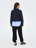 ONLLUMI LS JACKET DNM PIM NOOS Kadın Mavi Denim Ceket - 15339977 thumbnail 5