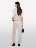 Yün Karışımlı Balıkçı Yaka Truvakar Kol Kazak Kadın Şampanya Kazak - 324A17DLM201Y thumbnail 5