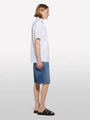 Sisley   %100 Pamuk Orta Bel Regular Fit Denim Şort Erkek Mavi Denim Şort - 325P4MCPS9019 thumbnail 1