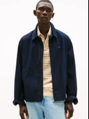 LIGHTWEIGHT COTTON IVY JACKET Erkek Mavi Ceket - MW0MW38715 thumbnail 1