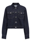ONLLUMI LS JACKET DNM PIM NOOS Kadın Mavi Denim Ceket - 15339977 thumbnail 6