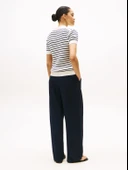 CO CABLE FINE GG POLO S/S SWT Kadın Beyaz Kazak - WW0WW41474 thumbnail 4