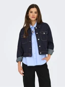 ONLLUMI LS JACKET DNM PIM NOOS Kadın Mavi Denim Ceket - 15339977 thumbnail 1