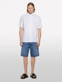 Sisley   %100 Pamuk Orta Bel Regular Fit Denim Şort Erkek Mavi Denim Şort - 325P4MCPS9019 thumbnail 6