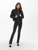 Only   ONLDOLLY SHORT PUFFER JACKET OTW Kadın Siyah Mont - 15205371 thumbnail 3