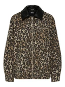 Only   ONLIVRA CANVAS PU COLLAR JACKET OTW Kadın Gri Mont - 15354809 thumbnail 1