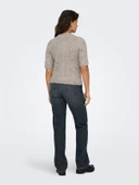 ONLCILLE SS O-NECK CARDIGAN CC KNT Kadın Kahverengi Hırka - 15350782 thumbnail 5