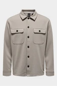 ONSNEWKODYL OVERSHIRT SWEAT NOOS Erkek Kahverengi UK Gömlek - 22021279 thumbnail 7