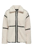 Only   ONLPARIS TEDDY JACKET LIFE OTW CC Kadın Beyaz Mont - 15322440 thumbnail 1