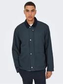 ONSKOSMO PADDED JACKET OTW VD Erkek Blue Ceket - 22034856 thumbnail 1