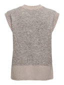 Only   ONLCILLE SL VEST CC KNT Kadın Kahverengi Kazak - 15350777 thumbnail 8