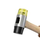 WORKPRO WP241050 35mm Ahşap Saplı Çift Başlı Hassas Lastik Çekiç thumbnail 3