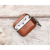 Apple AirPods Pro Uyumlu Deri Kılıf Juni RST2EF Taba thumbnail 2