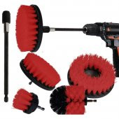 Matkap Uyumlu Uzatma Aparatlı Temizleme Fırça Seti 6 Parça K/S - 1