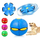 Işıklı Zıplayan Frizbi Evcil Hayvan Topu thumbnail 5