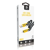 4'Ü BİR ARADA ŞARJ KABLOSU thumbnail 2