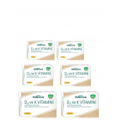 Shiffa home D3 ve K2 Vitamini 1300 mg Softgel x 6 adet - 1