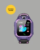 S10 Akıllı Çocuk Saati Mor Model Çift Yönlü Konuşma ve SOS Fonksiyonu thumbnail 2