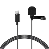 Magicvoice Jh-041 Cep Telefonu İçin Lightning Youtuber Yaka Mikrofonu thumbnail 1
